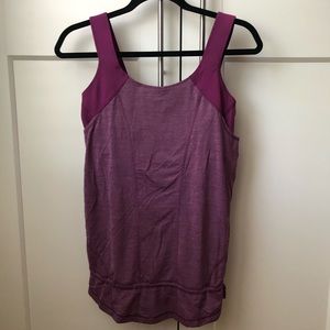 Lululemon tank top with sports bra